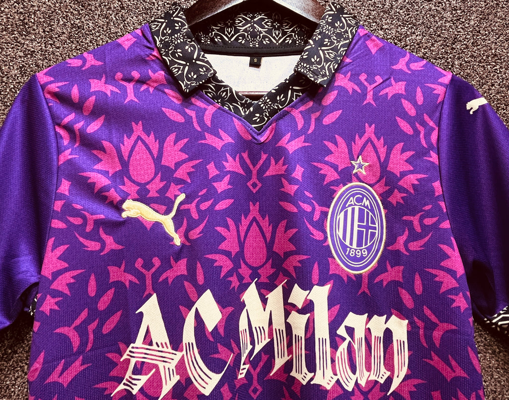 AC MILAN MALDINI EMBROIDERY HALF SLEEVE JERSEY