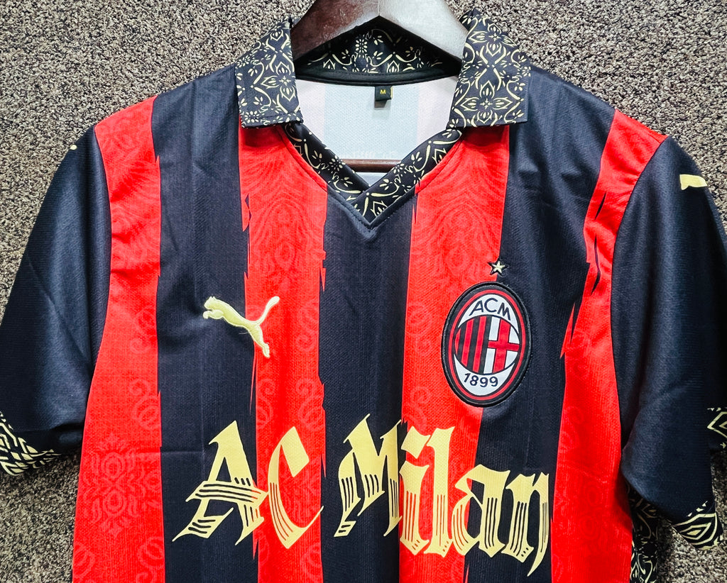 AC MILAN RONALDINHO EMBROIDERY HALF SLEEVE JERSEY