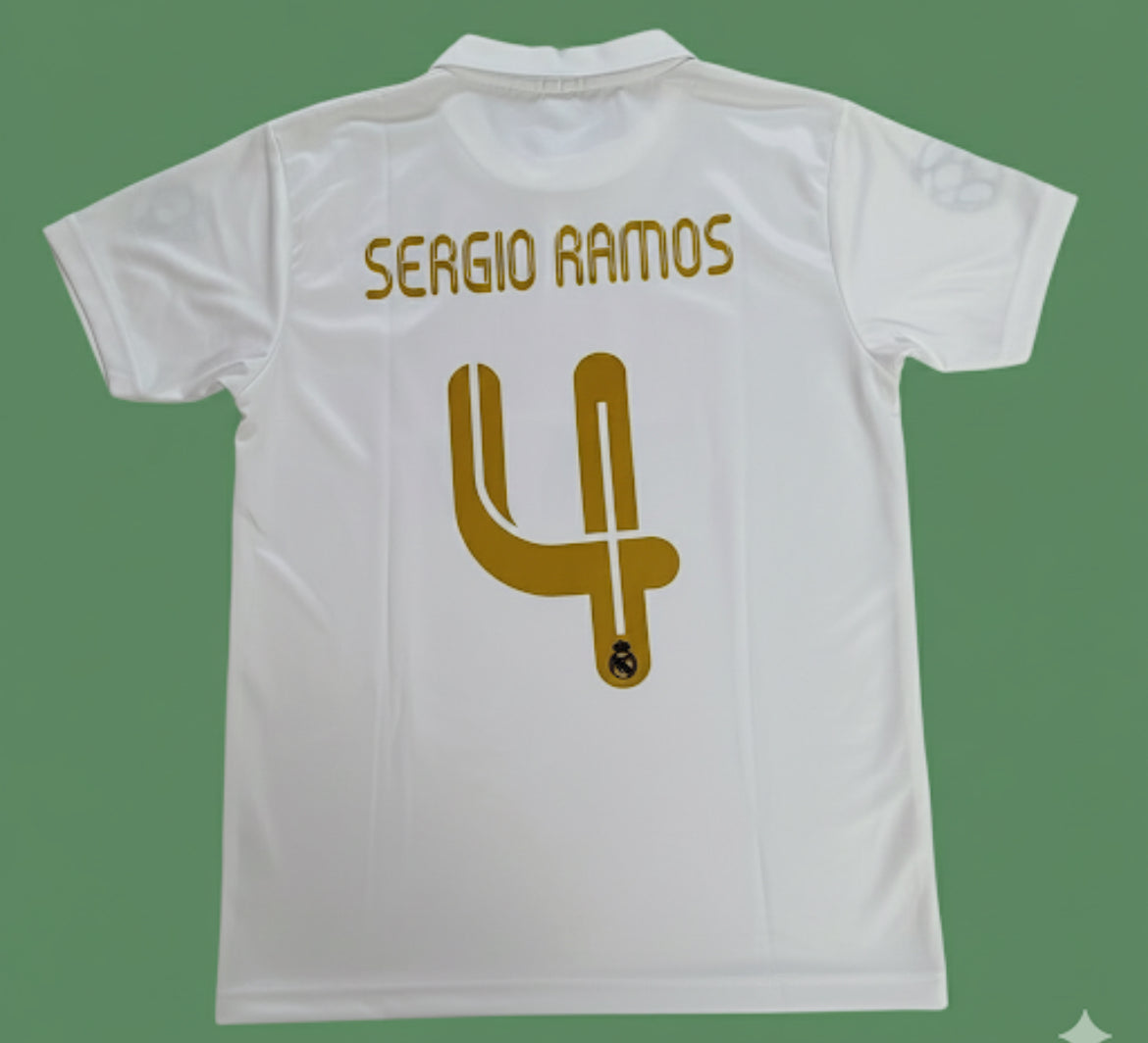 EMBROIDERY SERGIO RAMOS 4 NORMAL SLEEVE JERSEY