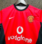 MANCHESTER UNITED BECKHAM HALF JERSEY EMBROIDERY