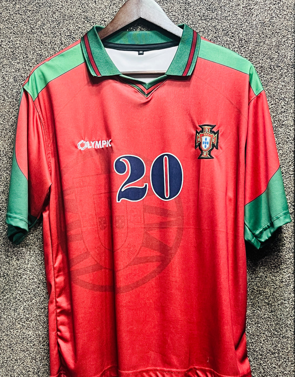 FIVE SLEEVE LUIS FIGO EMBROIDERY JERSEY