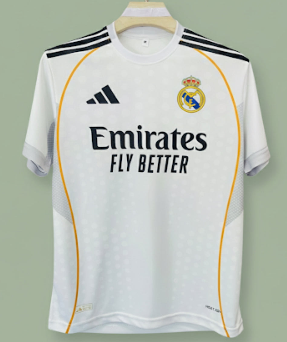 HALF SLEEVE REAL MADRID NEW HOME KIT MBAPPE 10