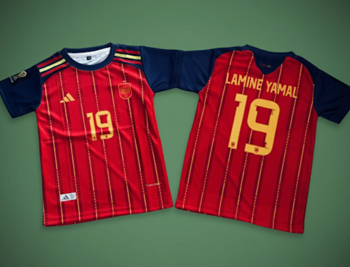 KIDS LAMINE YAMAL 19 JERSEY