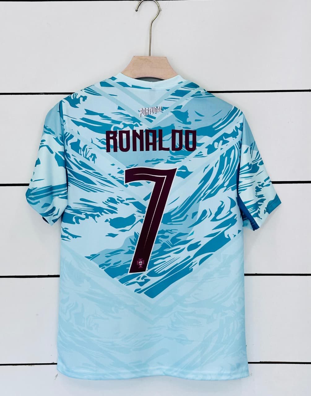 RONALDO 7 PORTUGAL AWAY 2006 JERSEY EMBROIDERY