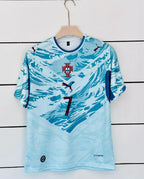 RONALDO 7 PORTUGAL AWAY 2006 JERSEY EMBROIDERY