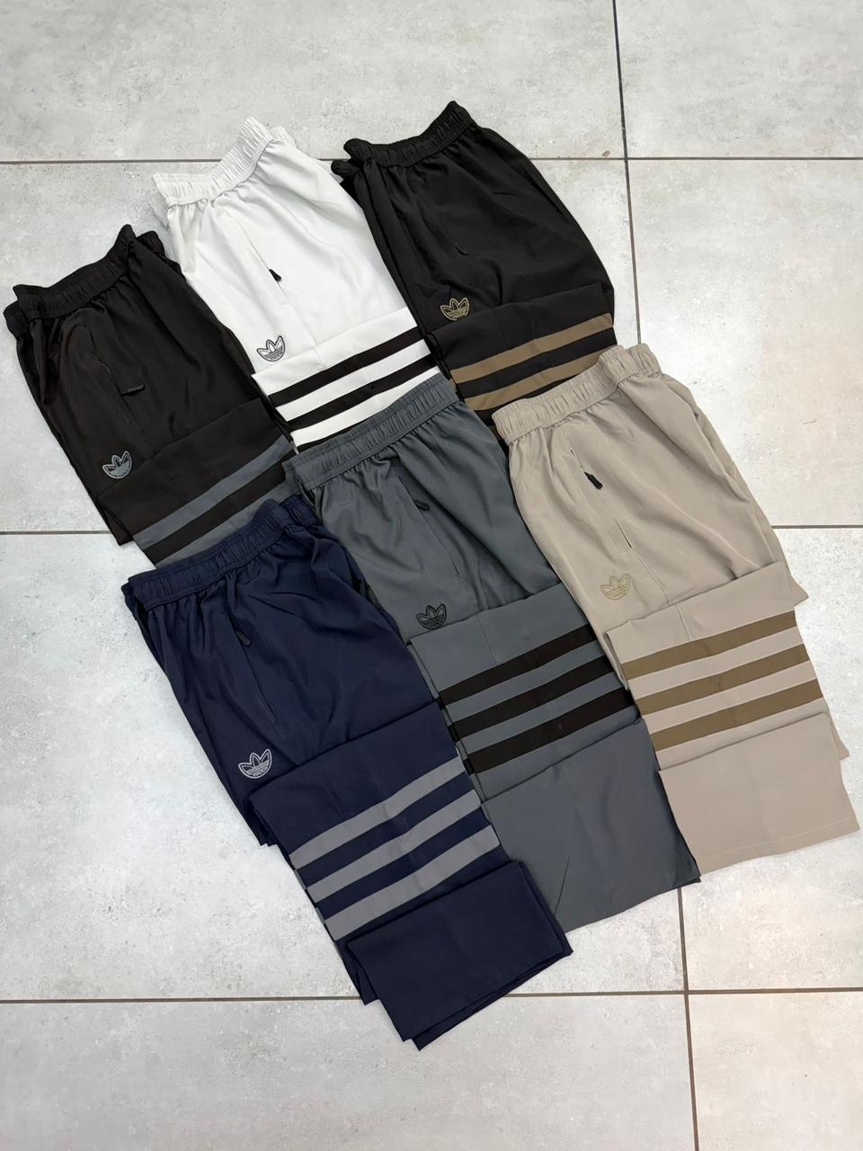 Premium 3-Stripe Performance Joggers – Ultra Soft, Lightweight & Stylish