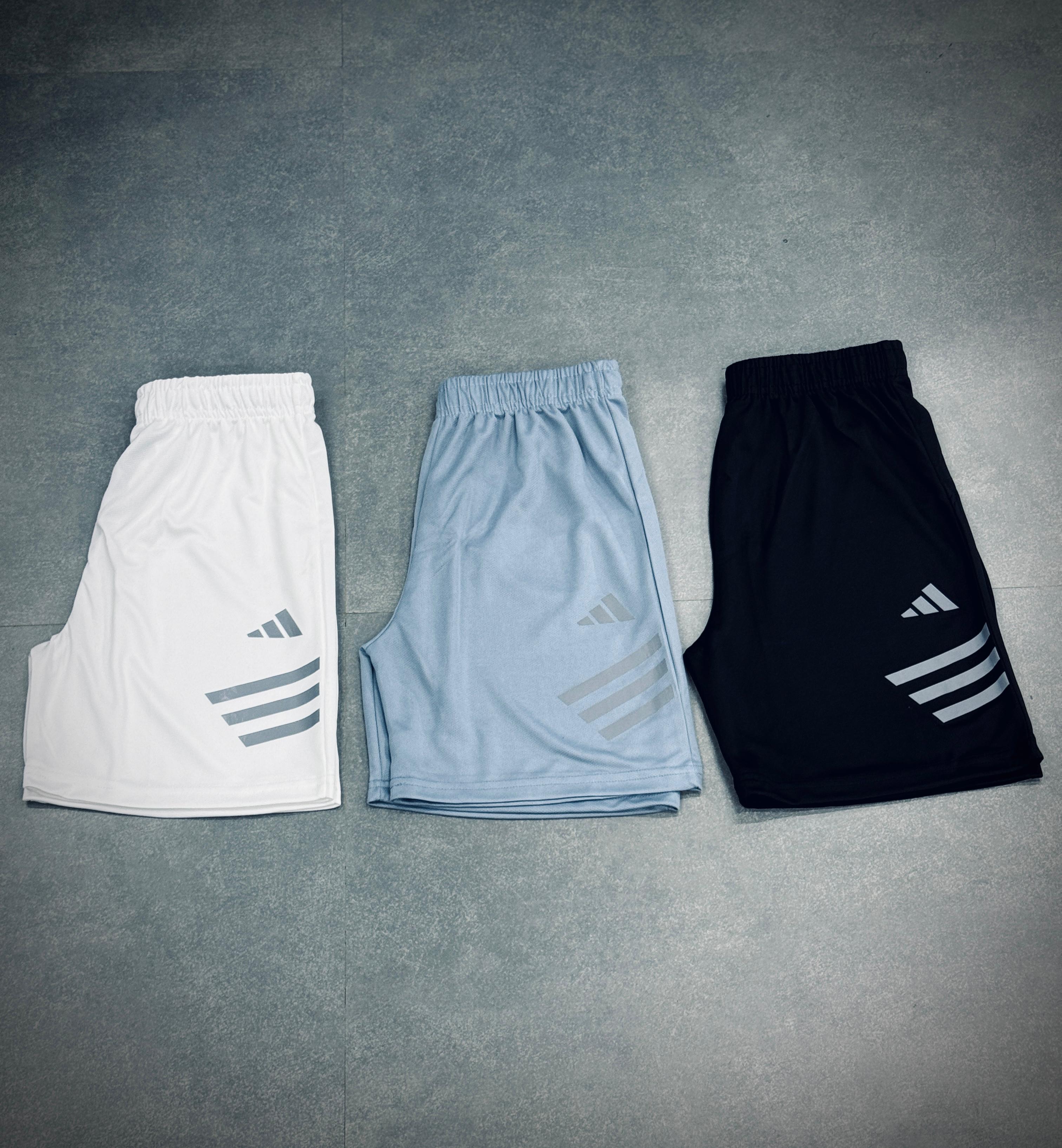 Men’s Stripe Performance Shorts – Lightweight, Quick-Dry Activewear